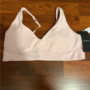 Fabletics Pale Pink Light Support Bralette